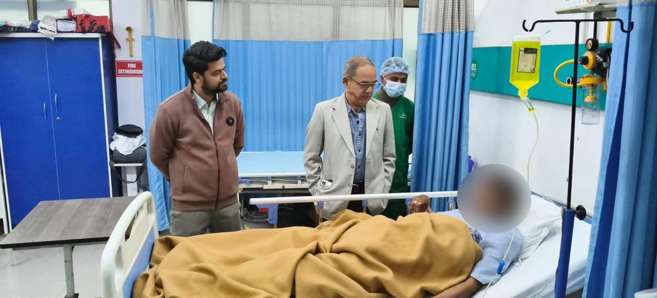 Visiting a ward of AHS Global Hospital