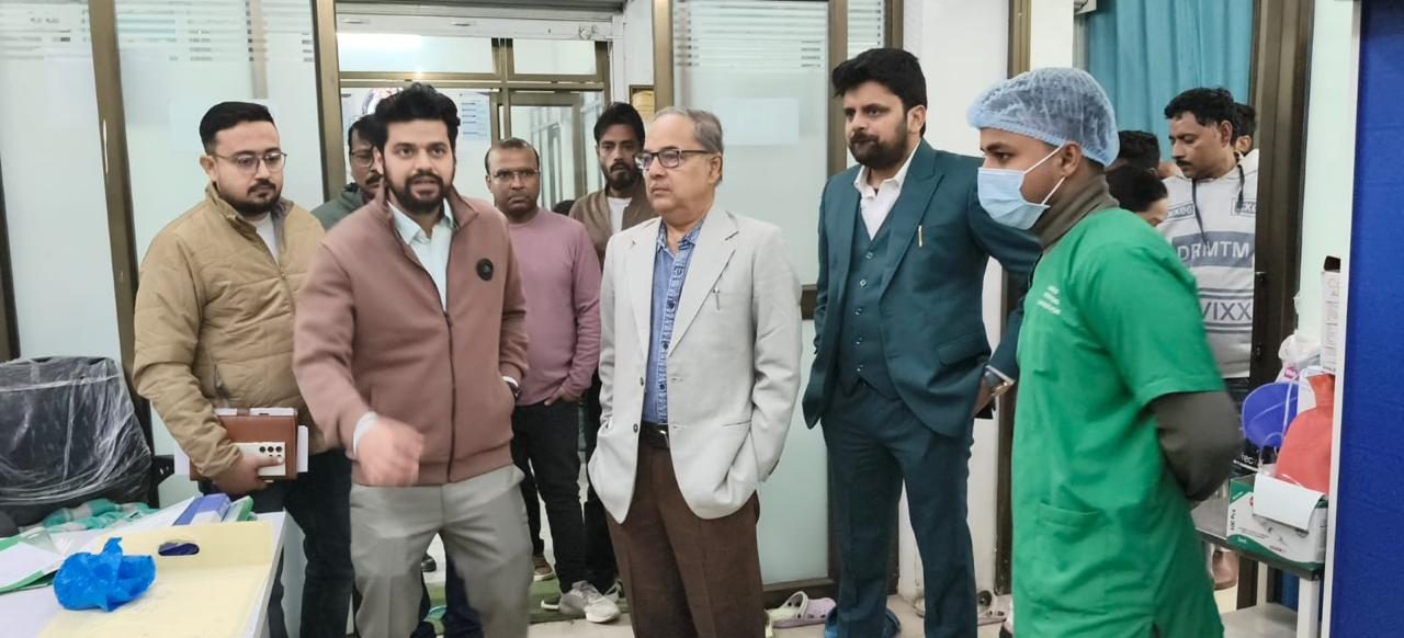 Meeting the hospital team