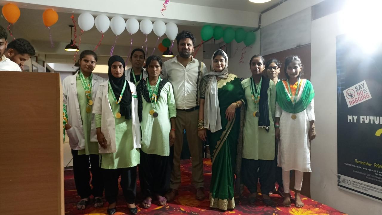 Students honoured with medals on Independence Day