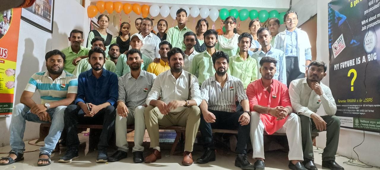 Faculty and staff at the Independence Day celebration