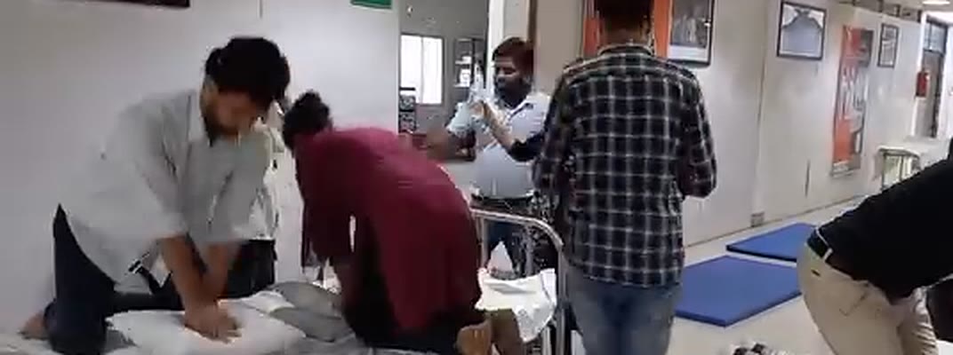 Mass casualty training on campus