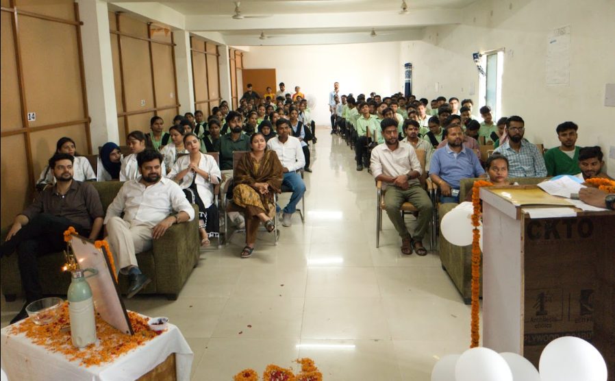 Students and faculty gathered for the celebration