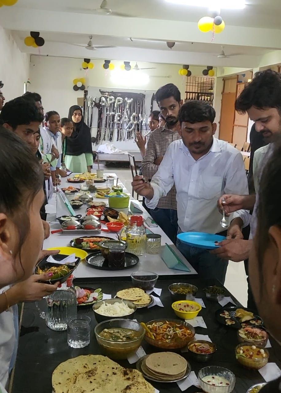 Nutrition exhibition of healthy dishes